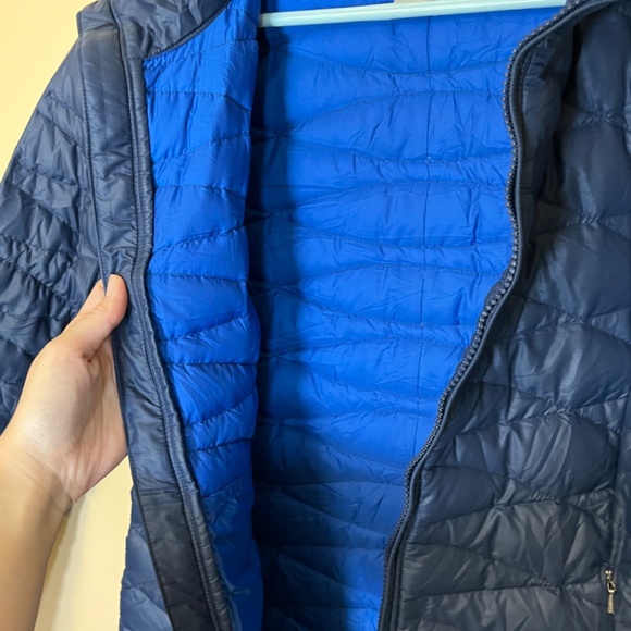 Patagonia Fiona Parka Insulated Down Jacket - Women's Size M - Blue - Picture 7 of 15
